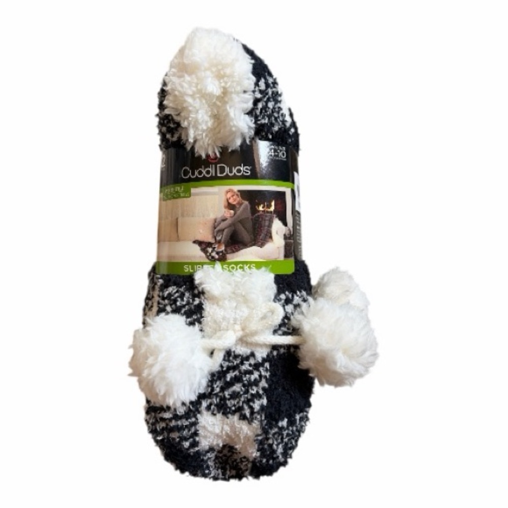 Cuddl Duds 2 pair Slipper Socks